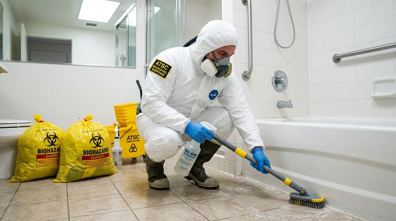 Decontamination equipment deployed for Blood Cleanup in Finderne